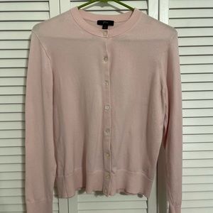 J Crew blush pink Jackie cardigan sweater - size L